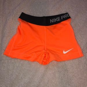 Nike pro compression/cheer shorts